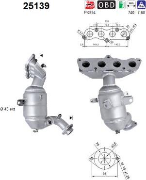 AS 25139 - Catalyseur droxauto.com