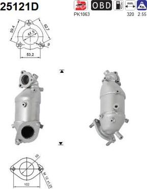 AS 25121D - Catalyseur droxauto.com