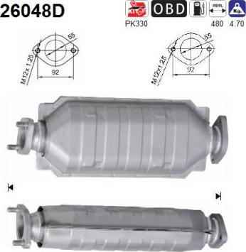 AS 26048D - Catalyseur droxauto.com