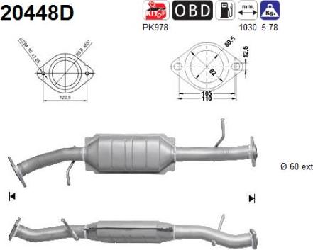 AS 20448D - Catalyseur droxauto.com