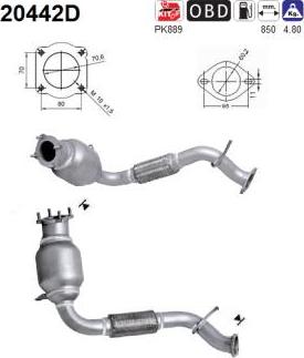 AS 20442D - Catalyseur droxauto.com