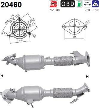 AS 20460 - Catalyseur droxauto.com