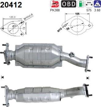 AS 20412 - Catalyseur droxauto.com