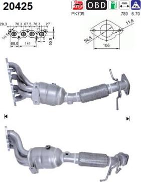 AS 20425 - Catalyseur droxauto.com