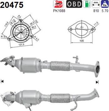 AS 20475 - Catalyseur droxauto.com
