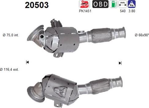 AS 20503 - Catalyseur droxauto.com