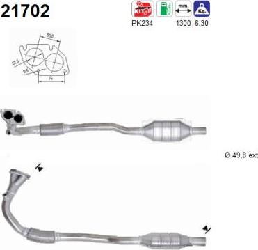 AS 21702 - Catalyseur droxauto.com