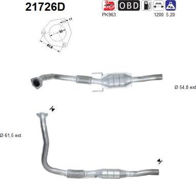AS 21726D - Catalyseur droxauto.com