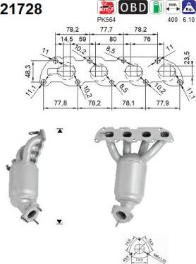 AS 21728 - Catalyseur droxauto.com
