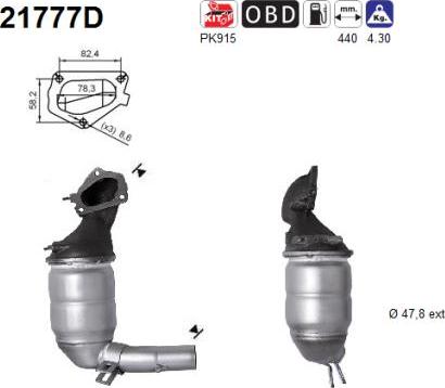 AS 21777D - Catalyseur droxauto.com