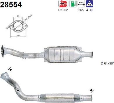 AS 28554 - Catalyseur droxauto.com