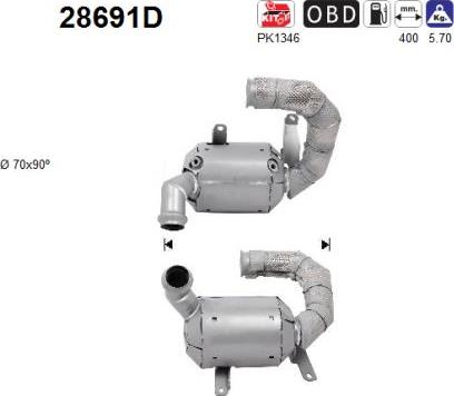 AS 28691D - Catalyseur droxauto.com