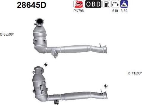 AS 28645D - Catalyseur droxauto.com