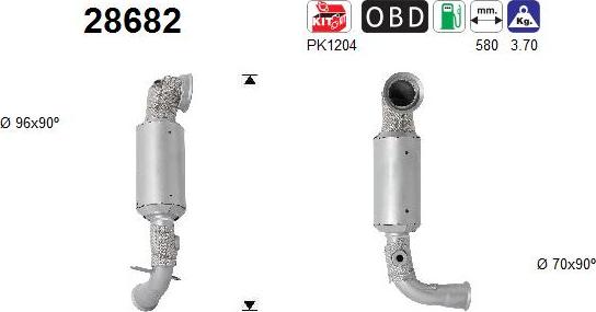 AS 28682 - Catalyseur droxauto.com