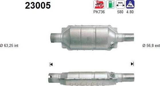 AS 23005 - Catalyseur droxauto.com