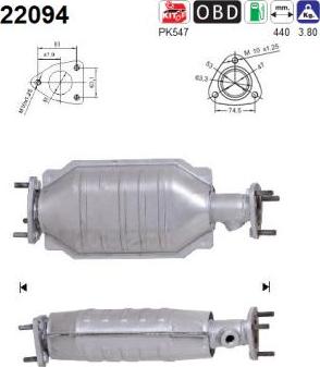 AS 22094 - Catalyseur droxauto.com