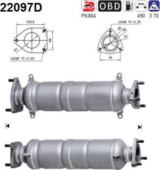 AS 22097D - Catalyseur droxauto.com