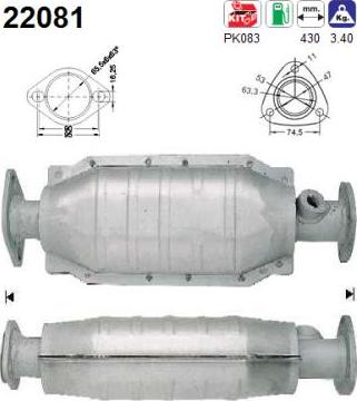 AS 22081 - Catalyseur droxauto.com