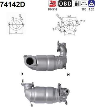 AS 74142D - Catalyseur droxauto.com