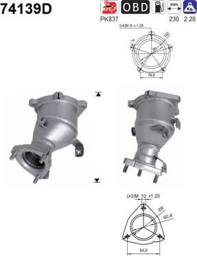 AS 74139D - Catalyseur droxauto.com