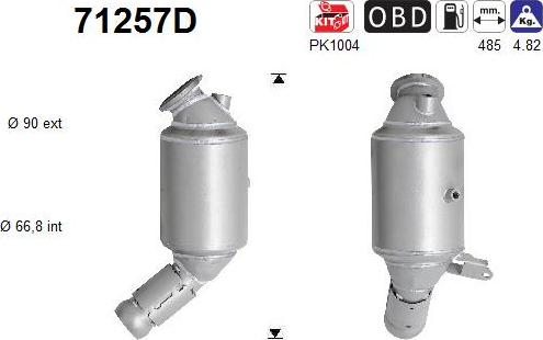 AS 71257D - Catalyseur droxauto.com