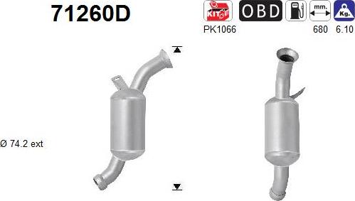 AS 71260D - Catalyseur droxauto.com