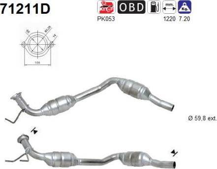 AS 71211D - Catalyseur droxauto.com