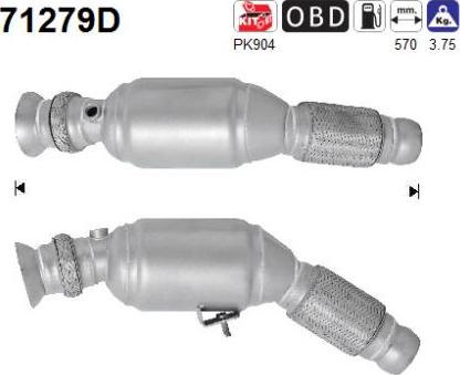 AS 71279D - Catalyseur droxauto.com