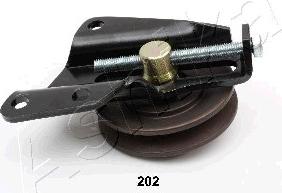 Ashika 140-02-202 - Poulie renvoi / transmission, courroie trapézoïdale à nervures droxauto.com