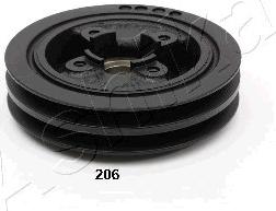 Ashika 122-02-206 - Poulie, vilebrequin droxauto.com