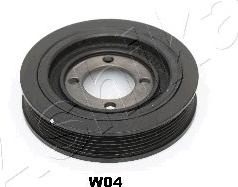 Ashika 122-0W-W04 - Poulie, vilebrequin droxauto.com