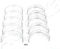 Ashika 86-1407A - Kit de coussinet de vilebrequin droxauto.com