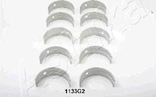 Ashika 86-1133G2 - Kit de coussinet de vilebrequin droxauto.com