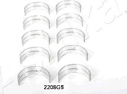 Ashika 86-2208G5 - Kit de coussinet de vilebrequin droxauto.com