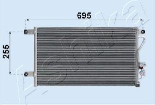 Ashika CND163018 - Condensateur, climatisation droxauto.com