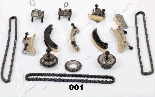 Ashika KCK001 - Kit de distribution par chaîne droxauto.com