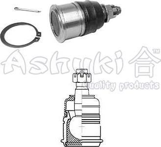 Ashuki 1458-2004 - Rotule de suspension droxauto.com