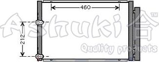 Ashuki T557-97 - Condensateur, climatisation droxauto.com