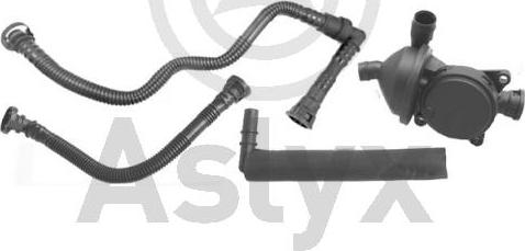 Aslyx AS-594336 - Séparateur d'huile, prise de recyclage des gas de carter droxauto.com