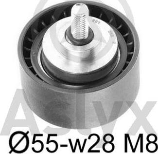 Aslyx AS-521241 - Poulie renvoi / transmission, courroie trapézoïdale à nervures droxauto.com