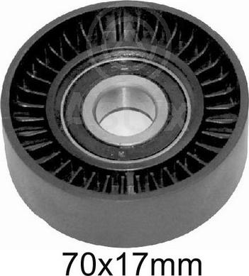 Aslyx AS-104922 - Poulie renvoi / transmission, courroie trapézoïdale à nervures droxauto.com