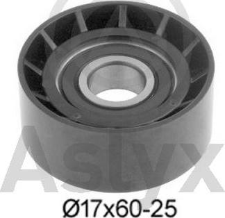 Aslyx AS-202530 - Poulie renvoi / transmission, courroie trapézoïdale à nervures droxauto.com