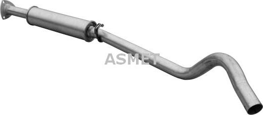 Asmet 05.049 - Silencieux central droxauto.com