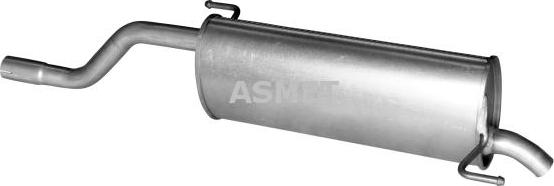 Asmet 05.270 - Silencieux arrière droxauto.com