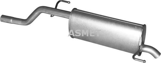 Asmet 05.273 - Silencieux arrière droxauto.com