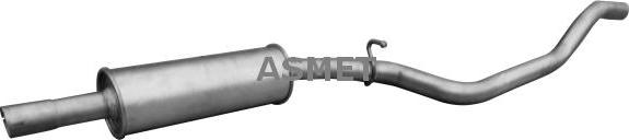 Asmet 03.134 - Silencieux central droxauto.com