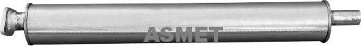 Asmet 07.267 - Silencieux central droxauto.com