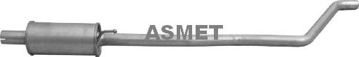 Asmet 15.027 - Silencieux central droxauto.com