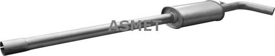 Asmet 10.135 - Silencieux central droxauto.com