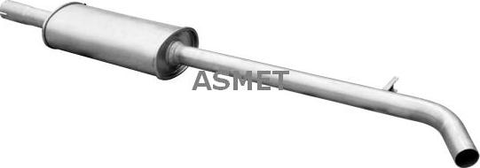 Asmet 10.131 - Silencieux central droxauto.com